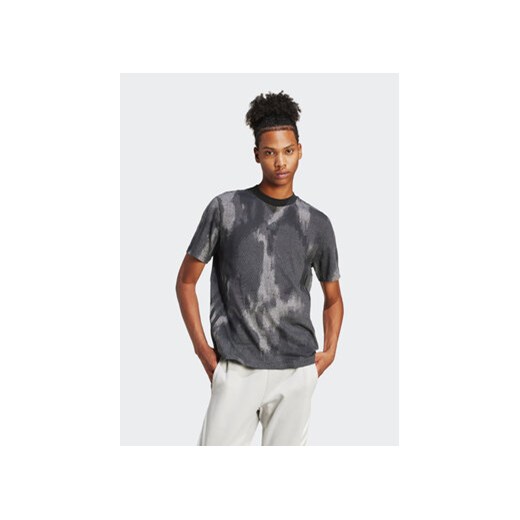 adidas T-Shirt Future Icons 3-Stripes IX5202 Szary Regular Fit ze sklepu MODIVO w kategorii T-shirty męskie - zdjęcie 171345243
