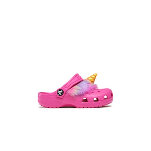 Crocs Klapki Crocs Classic I Am Unicorn Clog Kids 209081 Różowy ze sklepu MODIVO w kategorii Klapki dziecięce - zdjęcie 171345783