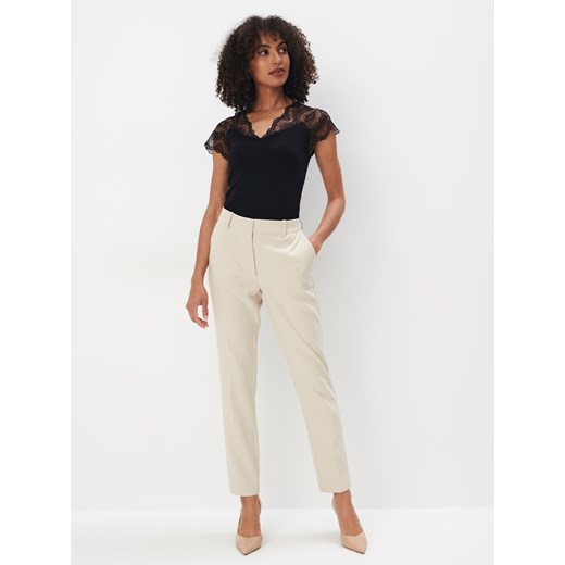 Mohito - Bluzka z koronką - czarny Mohito M Mohito