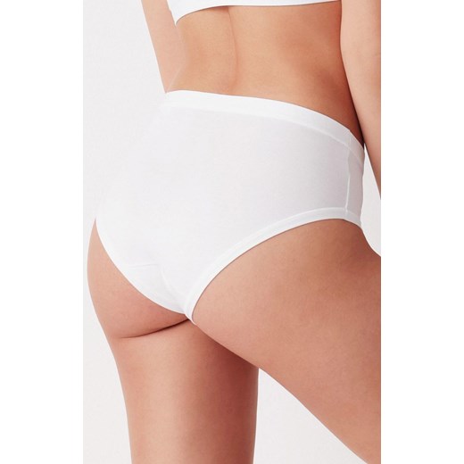 Figi damskie białe midi GD 366, Kolor biały, Rozmiar M, Cotonella ze sklepu Intymna w kategorii Majtki damskie - zdjęcie 171351471