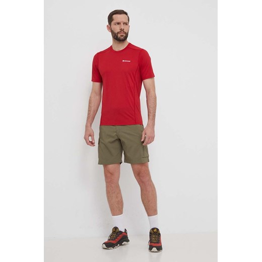 Montane t-shirt sportowy Dart Lite kolor czerwony gładki MDITS15 ze sklepu ANSWEAR.com w kategorii T-shirty męskie - zdjęcie 171352993