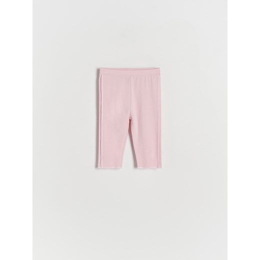 Reserved - Krótkie legginsy - różowy ze sklepu Reserved w kategorii Spodnie i półśpiochy - zdjęcie 171356042