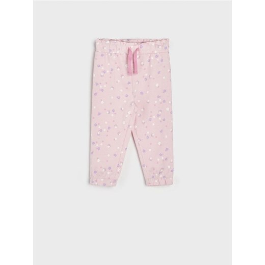 Sinsay - Spodnie dresowe jogger - różowy ze sklepu Sinsay w kategorii Spodnie i półśpiochy - zdjęcie 171356921