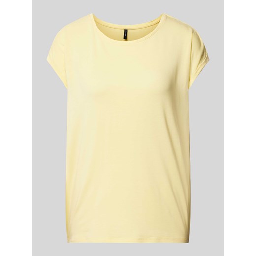 T-shirt z mieszanki lyocellu i elastanu model ‘AVA’ ze sklepu Peek&Cloppenburg  w kategorii Bluzki damskie - zdjęcie 171359422
