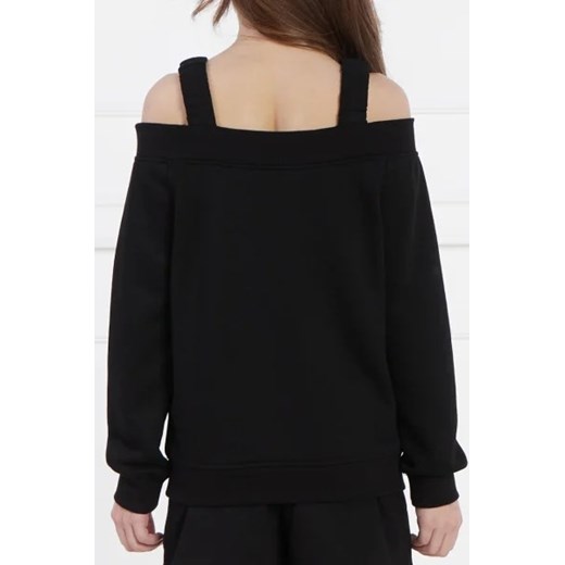 Bluza dziewczęca czarna Guess jesienna