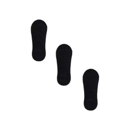 Cropp - 3 pack czarnych skarpet - czarny ze sklepu Cropp w kategorii Skarpetki męskie - zdjęcie 171360360