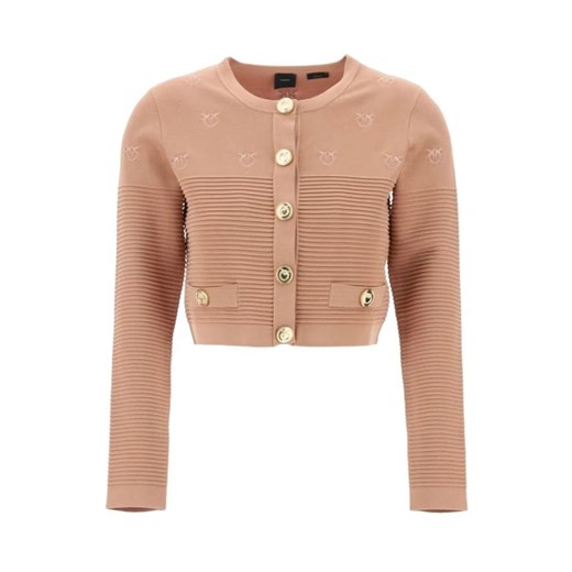 sweter damski pinko 102881 a1lk c95 brązowy ze sklepu Royal Shop w kategorii Swetry damskie - zdjęcie 171364001