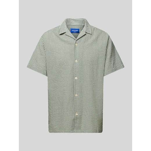 Koszula casualowa z listwą guzikową w kolorze beżowym ze sklepu Peek&Cloppenburg  w kategorii Koszule męskie - zdjęcie 171364234