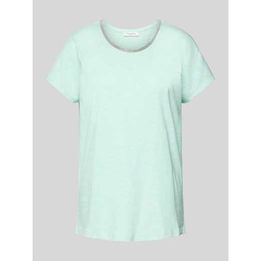T-shirt zdobiony kamieniami ze sklepu Peek&Cloppenburg  w kategorii Bluzki damskie - zdjęcie 171364434