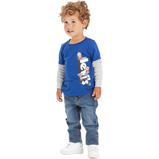 Levi&apos;s Kids 2-częściowy zestaw w kolorze niebieskim ze sklepu Limango Polska w kategorii Komplety niemowlęce - zdjęcie 171365490