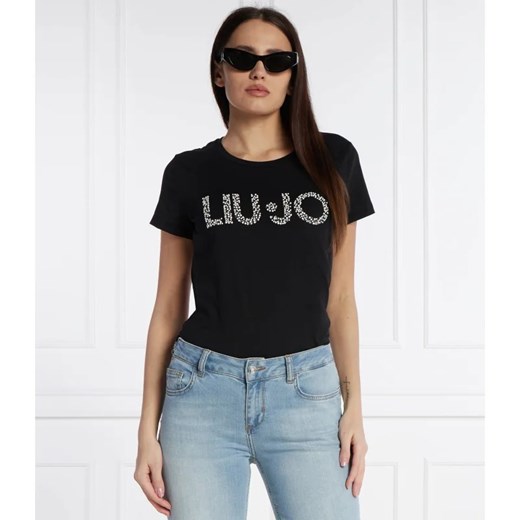 Liu Jo T-shirt | Regular Fit ze sklepu Gomez Fashion Store w kategorii Bluzki damskie - zdjęcie 171366711