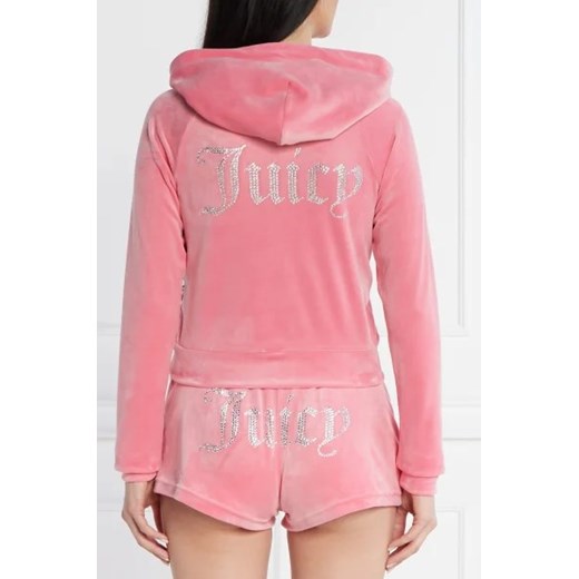 Bluza damska różowa Juicy Couture wiosenna z elastanu 