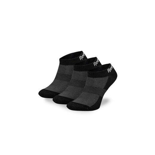 Reebok Zestaw 3 par niskich skarpet unisex R0356-SS24 (3-pack) Czarny ze sklepu MODIVO w kategorii Skarpetki damskie - zdjęcie 171367450