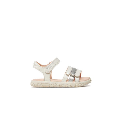 Geox Sandały J Sandal Haiti Girl J458ZD 000NF C0459 M Biały ze sklepu MODIVO w kategorii Sandały dziecięce - zdjęcie 171367494