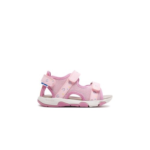 Geox Sandały B Sandal Multy Girl B450DA 0ASCE C8099 S Różowy ze sklepu MODIVO w kategorii Sandały dziecięce - zdjęcie 171367534