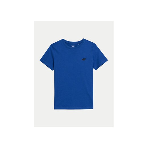 4F T-Shirt 4FJWSS24TTSHM1116 Niebieski Regular Fit ze sklepu MODIVO w kategorii T-shirty chłopięce - zdjęcie 171367600