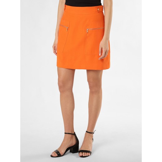 DKNY Spódnica damska Kobiety pomarańczowy jednolity ze sklepu vangraaf w kategorii Spódnice - zdjęcie 171368141