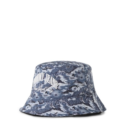 Tommy Jeans Damska czapka z daszkiem Kobiety Bawełna niebieski wzorzysty ze sklepu vangraaf w kategorii Kapelusze damskie - zdjęcie 171368142