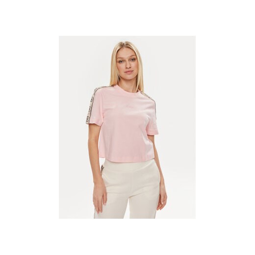 Guess T-Shirt V3RI08 I3Z14 Różowy Regular Fit Guess L promocja MODIVO