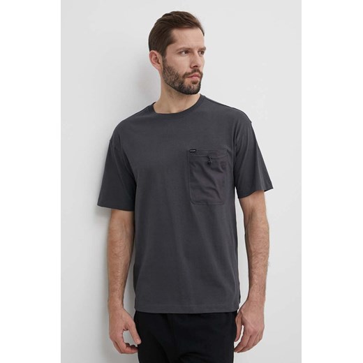 Columbia t-shirt bawełniany Landroamer męski kolor szary gładki 2076021 ze sklepu ANSWEAR.com w kategorii T-shirty męskie - zdjęcie 171372084