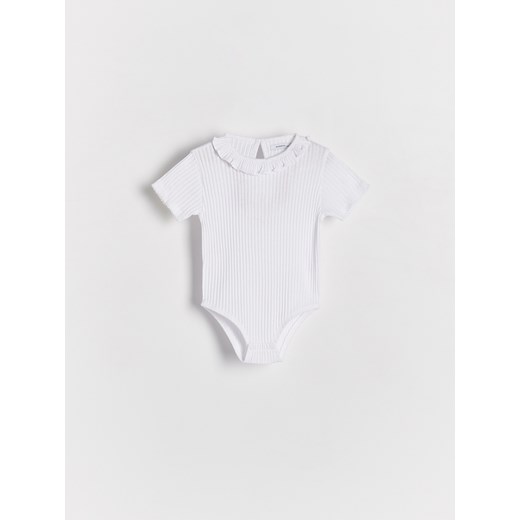 Reserved - Bawełniane body - biały ze sklepu Reserved w kategorii Body niemowlęce - zdjęcie 171373091