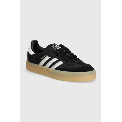 adidas Originals sneakersy skórzane Sambae kolor czarny ID0436 ze sklepu PRM w kategorii Trampki damskie - zdjęcie 171374991