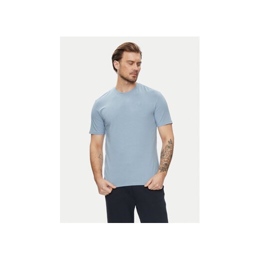 Guess T-Shirt Hedley Z2YI12 JR06K Niebieski Regular Fit ze sklepu MODIVO w kategorii T-shirty męskie - zdjęcie 171376650