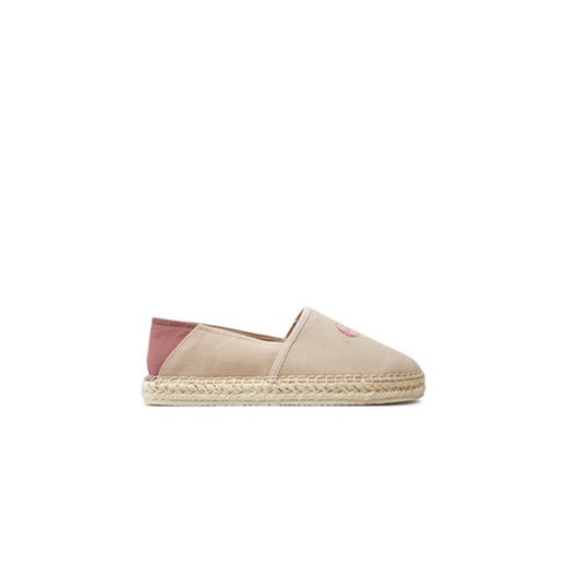 Calvin Klein Jeans Espadryle Espadrille Ml Btw YW0YW01376 Różowy ze sklepu MODIVO w kategorii Espadryle damskie - zdjęcie 171376690