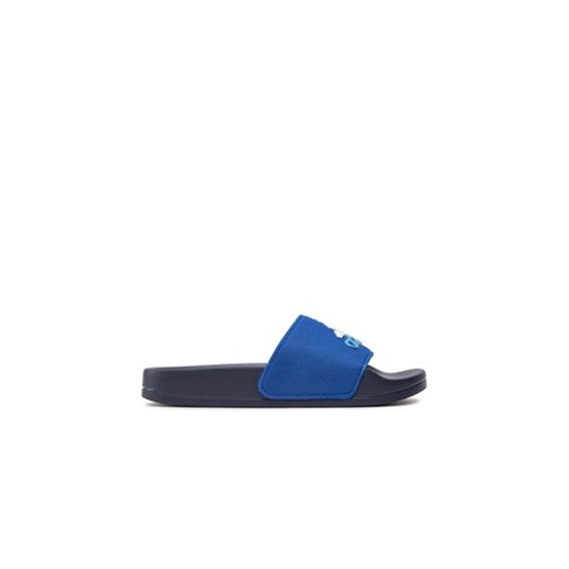 adidas Klapki adilette SHOWER SLIDES IE2607 Niebieski ze sklepu MODIVO w kategorii Klapki dziecięce - zdjęcie 171376800