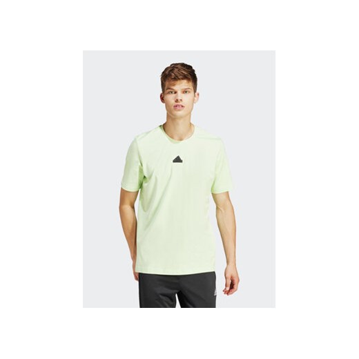 adidas T-Shirt City Escape Graphic IN6237 Zielony Regular Fit ze sklepu MODIVO w kategorii T-shirty męskie - zdjęcie 171377100