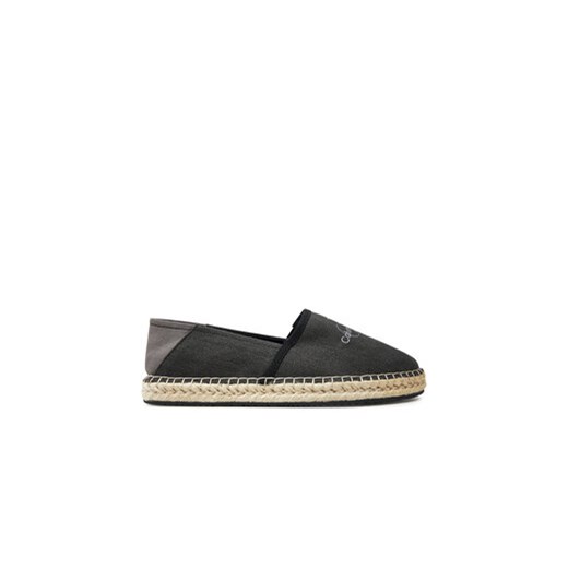 Calvin Klein Jeans Espadryle Espadrille Ml Btw YW0YW01376 Czarny ze sklepu MODIVO w kategorii Espadryle damskie - zdjęcie 171377723