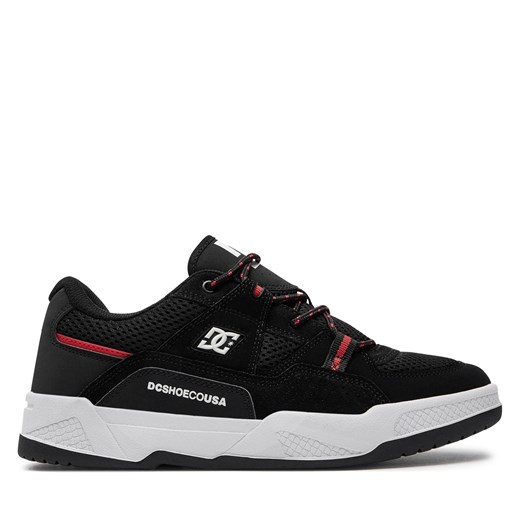 Sneakersy DC Construct ADYS100822 Black/Hot Coral KHO ze sklepu eobuwie.pl w kategorii Buty sportowe męskie - zdjęcie 171379800