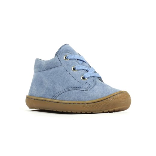Richter Shoes Skórzane buty w kolorze błękitnym do nauki chodzenia ze sklepu Limango Polska w kategorii Półbuty dziecięce - zdjęcie 171381951
