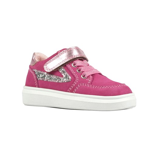 Richter Shoes Skórzane sneakersy w kolorze różowym ze sklepu Limango Polska w kategorii Trampki dziecięce - zdjęcie 171382041