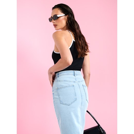 Sinsay - Spódnica midi - niebieski Sinsay 36 Sinsay