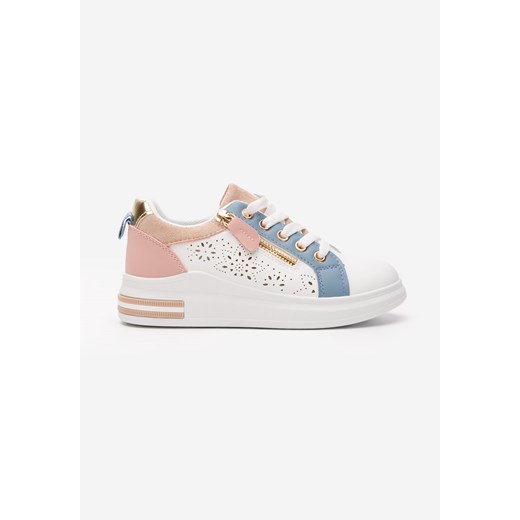 Białe sneakersy dziewczęce Quria V2 ze sklepu Zapatos w kategorii Trampki dziecięce - zdjęcie 171394190