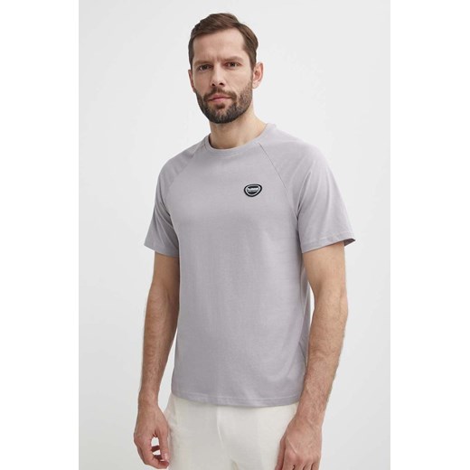Hummel t-shirt bawełniany hmlLGC KAI REGULAR HEAVY T-SHIRT męski kolor szary z aplikacją 223989 ze sklepu ANSWEAR.com w kategorii T-shirty męskie - zdjęcie 171395393