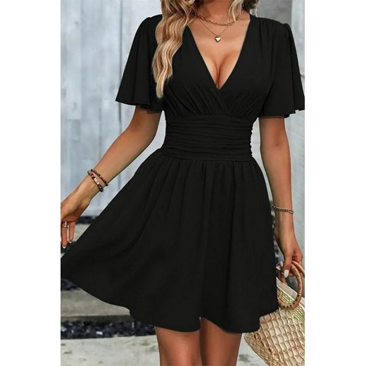 Sukienka ZEMOLFA BLACK ze sklepu Ivet Shop w kategorii Sukienki - zdjęcie 171396592