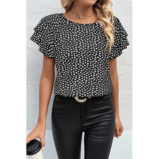 Bluzka LIPEALDA BLACK ze sklepu Ivet Shop w kategorii Bluzki damskie - zdjęcie 171396594
