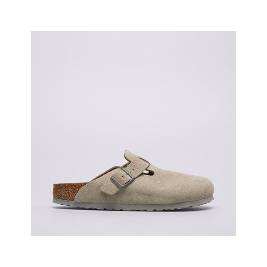 Klapki damskie BIRKENSTOCK bez zapięcia beżowe na lato