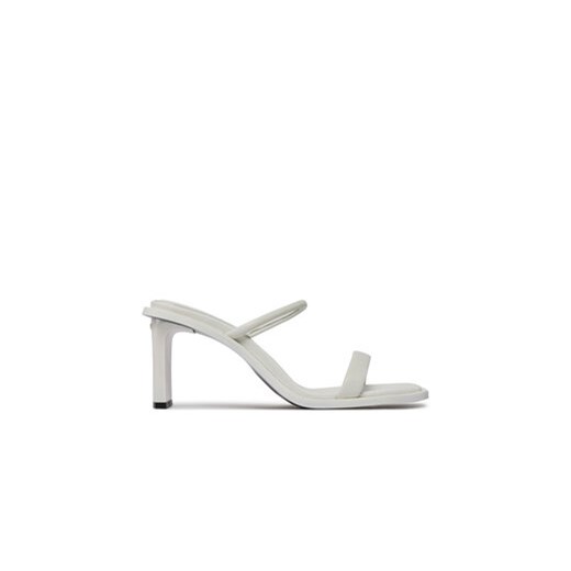Calvin Klein Klapki Padded Curved Stil Slide 70 HW0HW01992 Biały ze sklepu MODIVO w kategorii Klapki damskie - zdjęcie 171400204