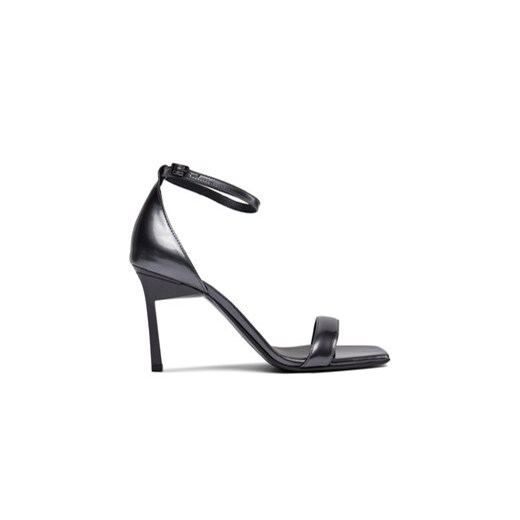 Calvin Klein Sandały Geo Stil Square Sandal 90-Pearl HW0HW01993 Czarny ze sklepu MODIVO w kategorii Sandały damskie - zdjęcie 171400250