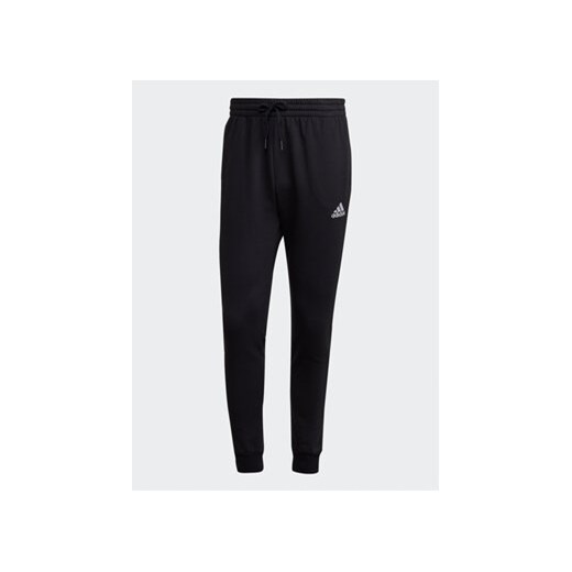 adidas Spodnie dresowe Essentials Fleece Regular Tapered Joggers HL2236 Czarny M MODIVO
