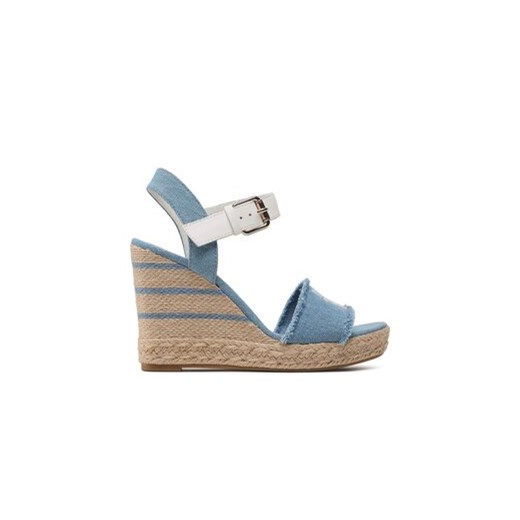 Tommy Hilfiger Espadryle Wedge Sandal FW0FW07079 Niebieski ze sklepu MODIVO w kategorii Espadryle damskie - zdjęcie 171400454