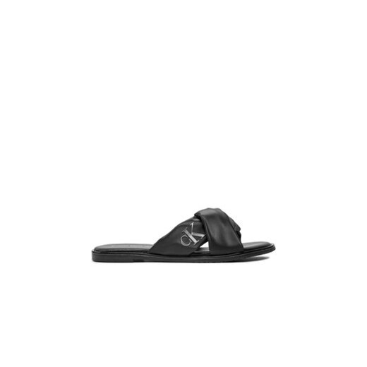Calvin Klein Jeans Klapki V3A2-80823-1688 S Czarny ze sklepu MODIVO w kategorii Klapki dziecięce - zdjęcie 171400641