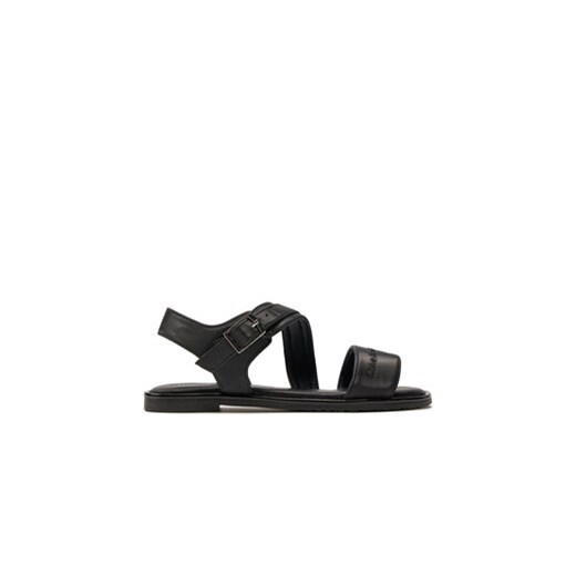 Calvin Klein Jeans Sandały Flat Sandal V3A2-80825-1688 M Czarny ze sklepu MODIVO w kategorii Sandały dziecięce - zdjęcie 171400703