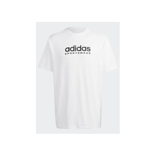adidas T-Shirt All SZN Graphic T-Shirt IC9821 Biały Loose Fit L MODIVO