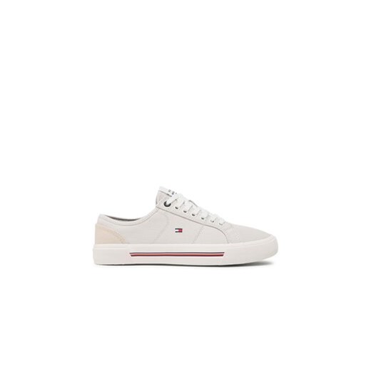 Tommy Hilfiger Tenisówki Core Corporate Vulc Canvas FM0FM04560 Szary ze sklepu MODIVO w kategorii Trampki męskie - zdjęcie 171401080