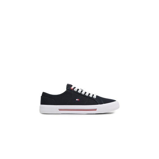 Tommy Hilfiger Tenisówki Core Corporate Vulc Canvas FM0FM04560 Granatowy ze sklepu MODIVO w kategorii Trampki męskie - zdjęcie 171401144