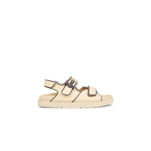 Tommy Hilfiger Sandały Rafia Sporty Sandal FW0FW07896 Beżowy ze sklepu MODIVO w kategorii Sandały damskie - zdjęcie 171401271